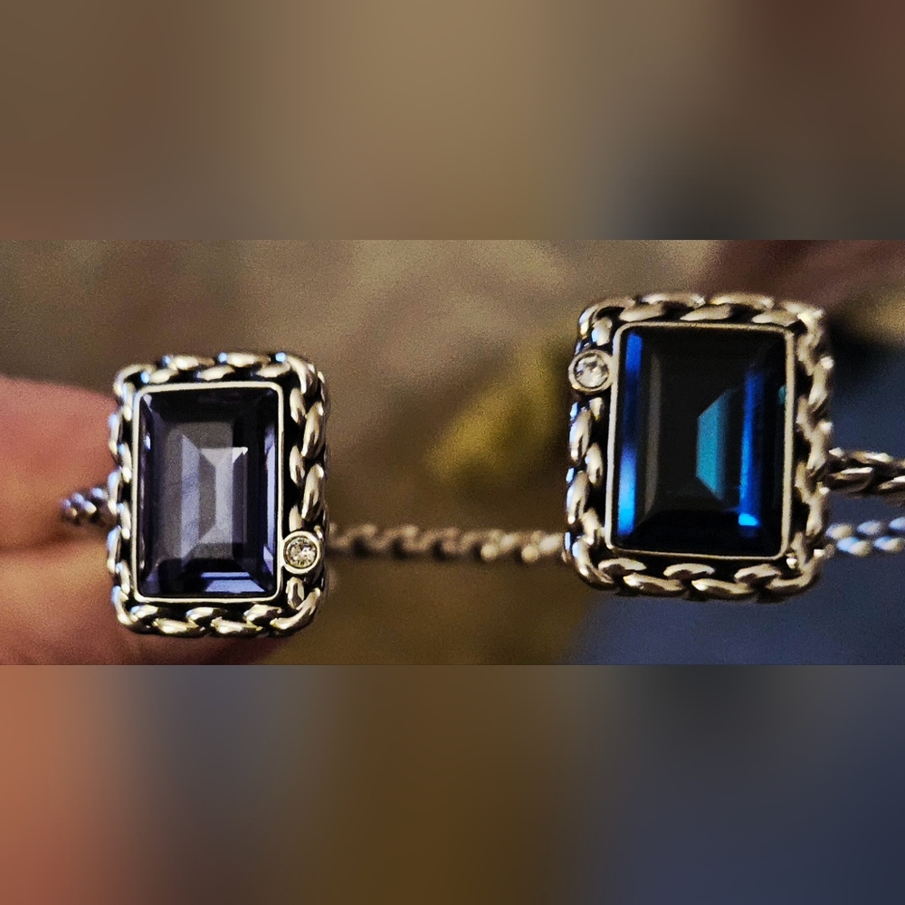 Retired Swarovski Crystal Veni Rectangular Cuff Bracelet